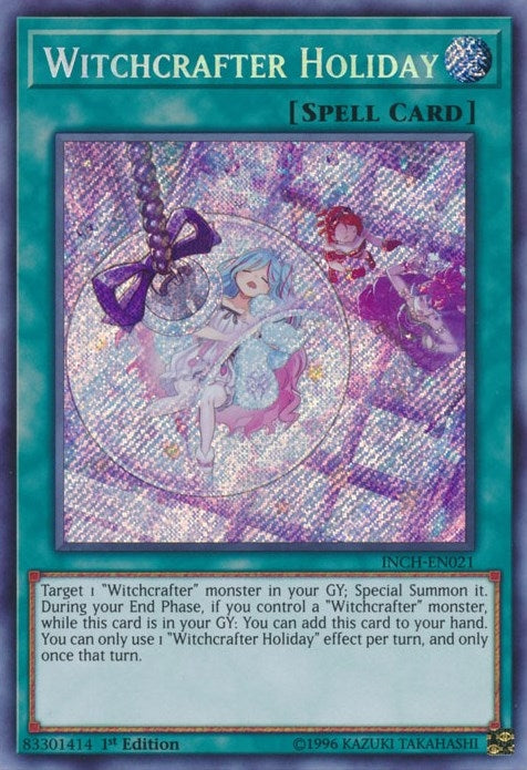 Image for Witchcrafter Holiday (The Infinity Chasers) (INCH-EN021) - YuGiOh