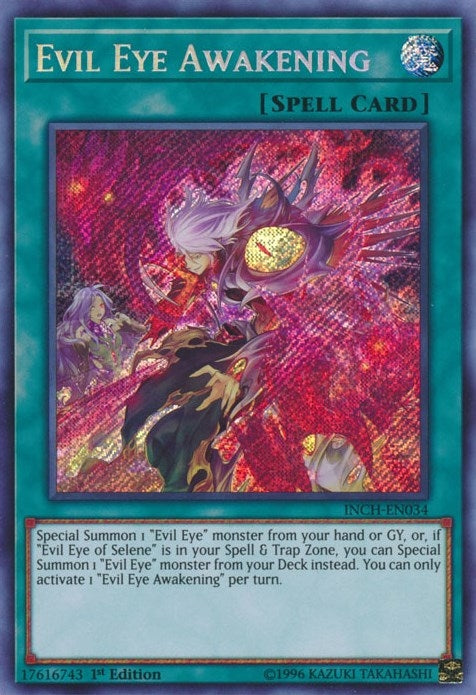 Image for Evil Eye Awakening (The Infinity Chasers) (INCH-EN034) - YuGiOh