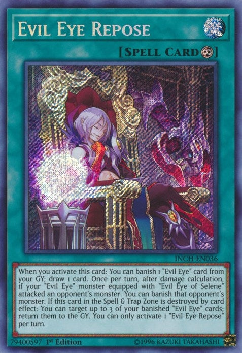 Image for Evil Eye Repose (The Infinity Chasers) (INCH-EN036) - YuGiOh