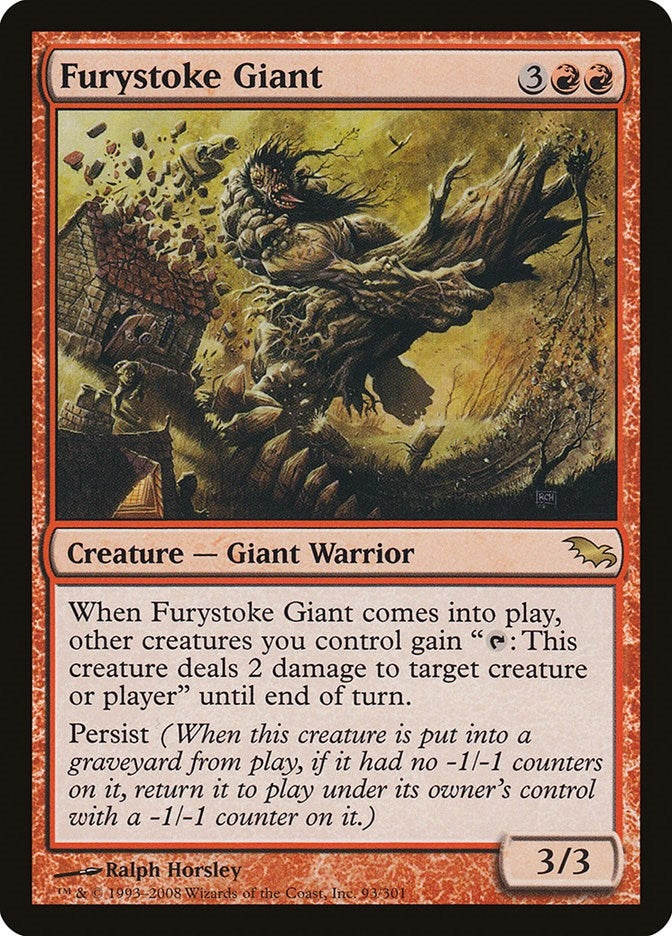 Image for Furystoke Giant (Shadowmoor) (93) - Magic: The Gathering