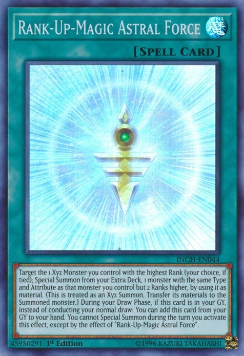 Image for Rank-Up-Magic Astral Force (The Infinity Chasers) (INCH-EN044) - YuGiOh