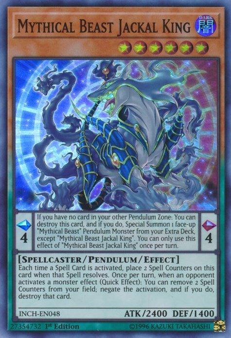 Image for Mythical Beast Jackal King (The Infinity Chasers) (INCH-EN048) - YuGiOh
