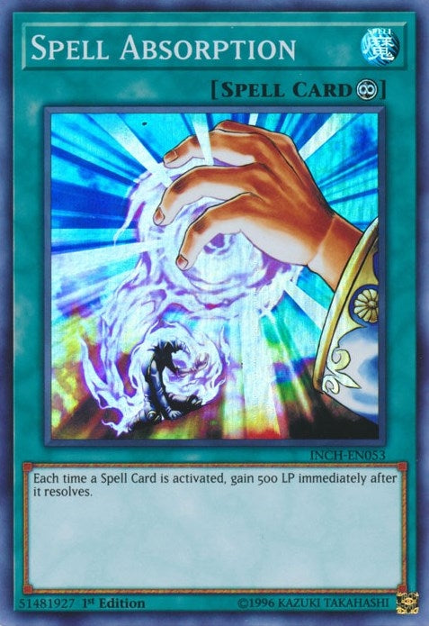 Image for Spell Absorption (The Infinity Chasers) (INCH-EN053) - YuGiOh
