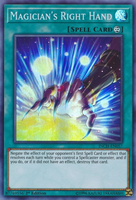 Image for Magician's Right Hand (The Infinity Chasers) (INCH-EN057) - YuGiOh
