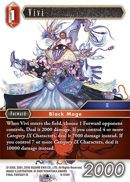 Image for Vivi (Opus VIII) (8-016H) - Final Fantasy TCG