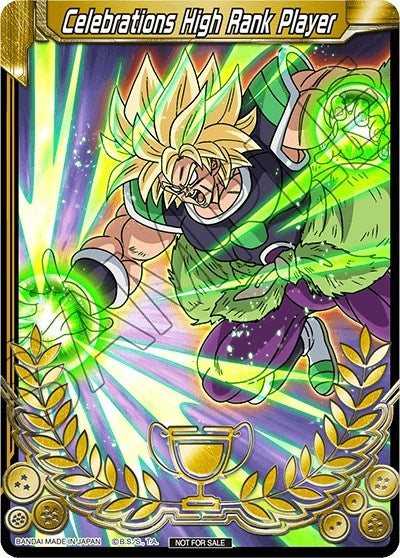 Image for Celebrations High Rank Player (Celebrations 2019 - Merit Card - Top 50) (Tournament Promotion Cards) - Dragon Ball Super: Masters