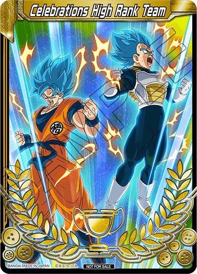 Image for Celebrations High Rank Team (Celebrations 2019 - Merit Card - Top 50) (Tournament Promotion Cards) - Dragon Ball Super: Masters