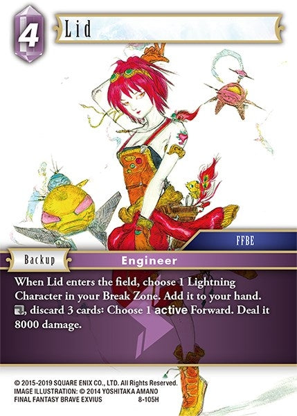 Image for Lid (Opus VIII) (8-105H) - Final Fantasy TCG