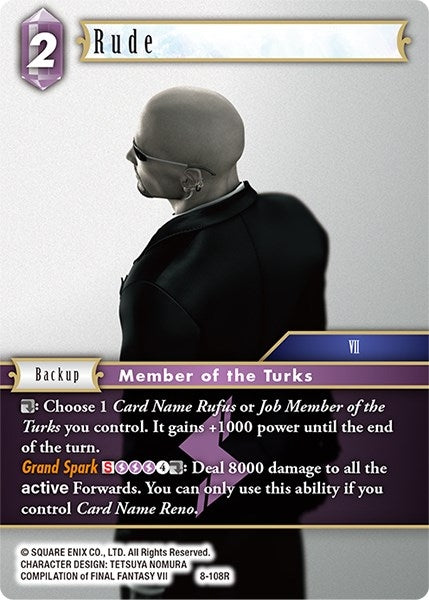 Image for Rude (Opus VIII) (8-108R) - Final Fantasy TCG
