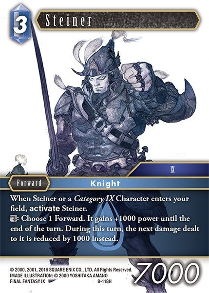 Image for Steiner (Opus VIII) (8-118H) - Final Fantasy TCG