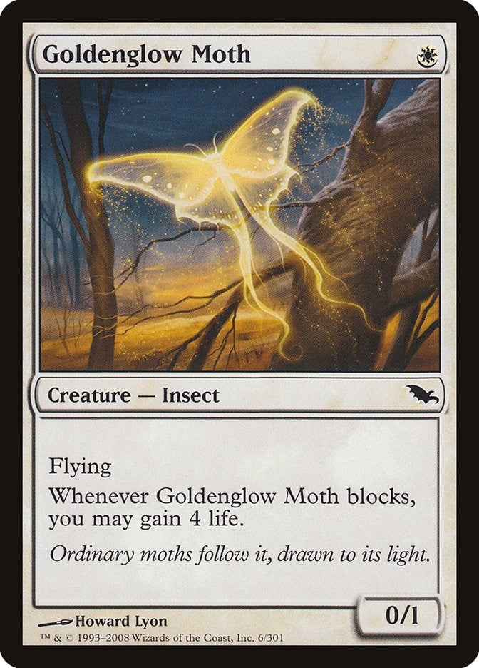 Image for Goldenglow Moth (Shadowmoor) (6) - Magic: The Gathering