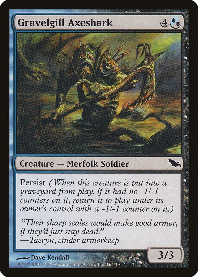 Image for Gravelgill Axeshark (Shadowmoor) (164) - Magic: The Gathering
