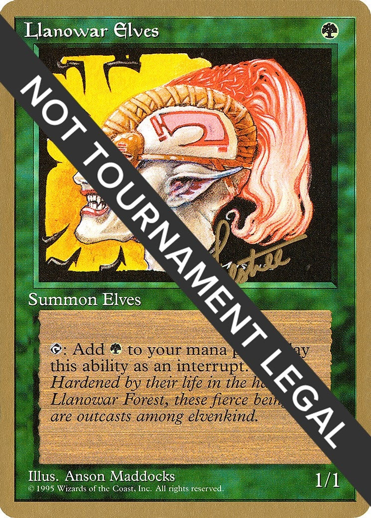 Image for Llanowar Elves - 1996 Bertrand Lestree (4ED) (World Championship Decks) - Magic: The Gathering