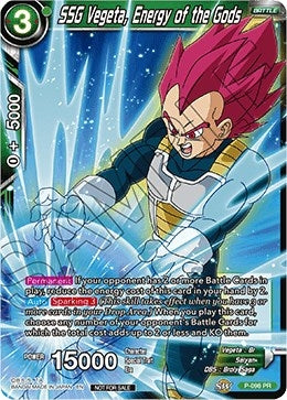 Image for SSG Vegeta, Energy of the Gods (Promotion Cards) (P-098) - Dragon Ball Super: Masters