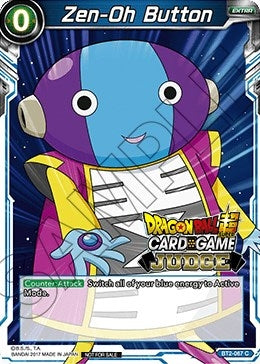 Image for Zen-Oh Button (Judge Promotion Cards) (BT2-067) - Dragon Ball Super: Masters