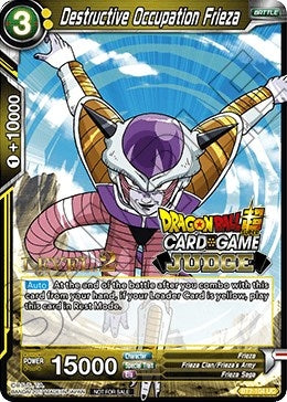 Image for Destructive Occupation Frieza (Level 2) (Judge Promotion Cards) (BT2-104) - Dragon Ball Super: Masters