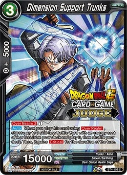 Image for Dimension Support Trunks (Judge Promotion Cards) (BT4-102) - Dragon Ball Super: Masters