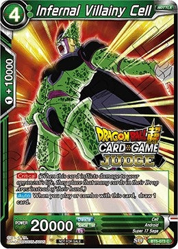 Image for Infernal Villainy Cell (Judge Promotion Cards) (BT5-073) - Dragon Ball Super: Masters