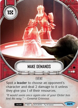 Image for Make Demands (Convergence) (24) - Star Wars: Destiny