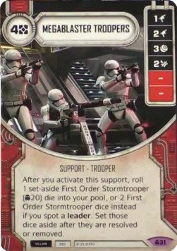 Image for Megablaster Troopers (Card Only) (Convergence) (31) - Star Wars: Destiny