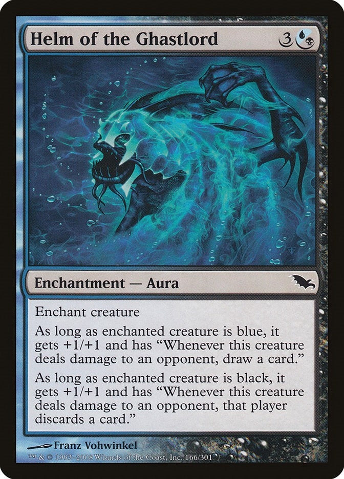Image for Helm of the Ghastlord (Shadowmoor) (166) - Magic: The Gathering