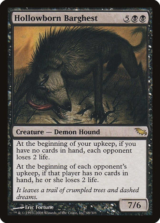 Image for Hollowborn Barghest (Shadowmoor) (68) - Magic: The Gathering