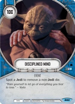 Image for Disciplined Mind (Convergence) (62) - Star Wars: Destiny