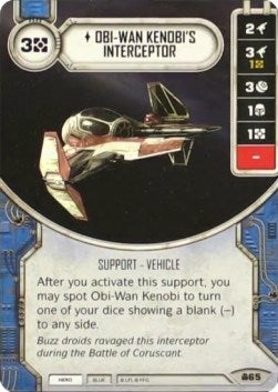 Image for Obi-Wan Kenobi's Interceptor (Convergence) (65) - Star Wars: Destiny