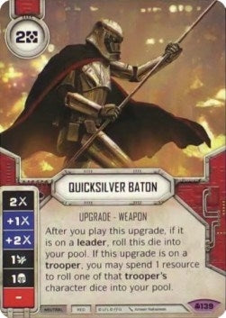 Image for Quicksilver Baton (Card Only) (Convergence) (139) - Star Wars: Destiny