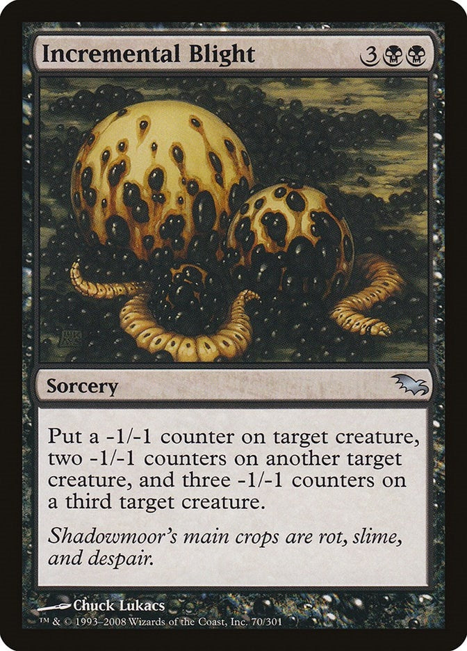 Image for Incremental Blight (Shadowmoor) (70) - Magic: The Gathering