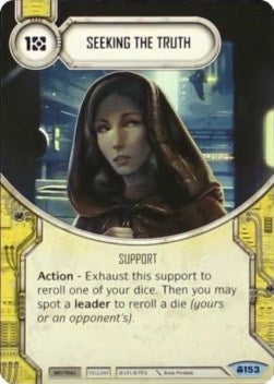 Image for Seeking The Truth (Convergence) (153) - Star Wars: Destiny