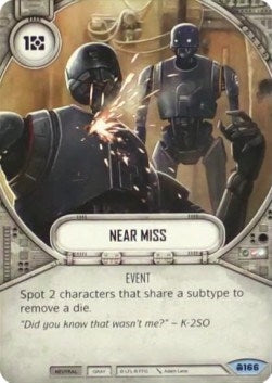 Image for Near Miss (Convergence) (166) - Star Wars: Destiny