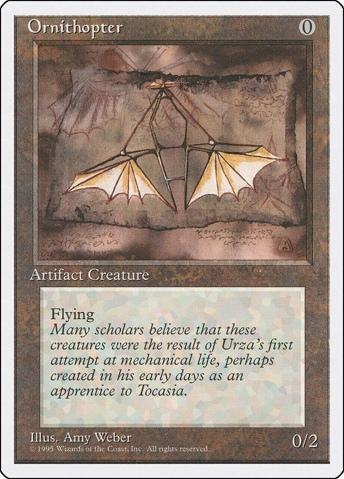 Image for Ornithopter (Fourth Edition) - Magic: The Gathering
