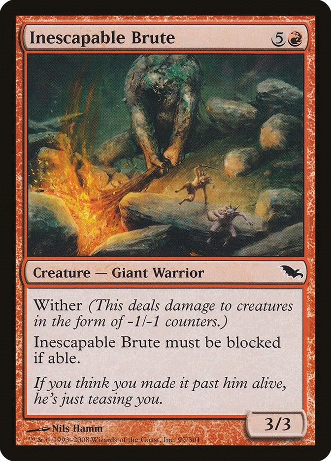 Image for Inescapable Brute (Shadowmoor) (95) - Magic: The Gathering