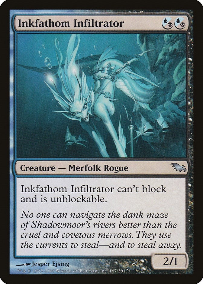 Image for Inkfathom Infiltrator (Shadowmoor) (167) - Magic: The Gathering