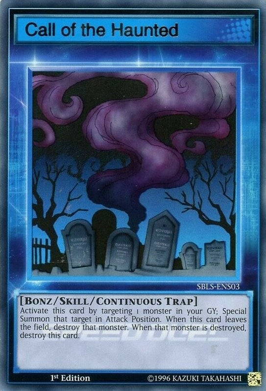 Image for Call of the Haunted (Skill Card) (Speed Duel: Arena of Lost Souls) (SBLS-ENS03) - YuGiOh