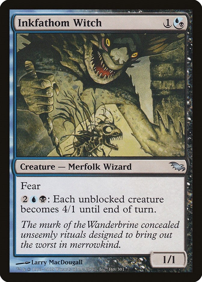 Image for Inkfathom Witch (Shadowmoor) (168) - Magic: The Gathering