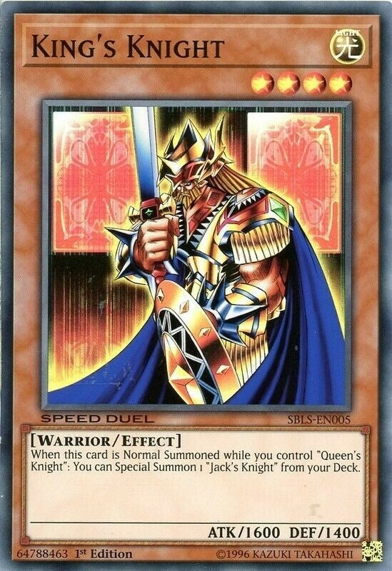 Image for King's Knight (Speed Duel: Arena of Lost Souls) (SBLS-EN005) - YuGiOh