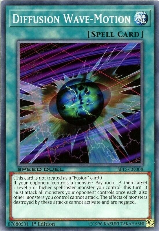 Image for Diffusion Wave-Motion (Speed Duel: Arena of Lost Souls) (SBLS-EN008) - YuGiOh