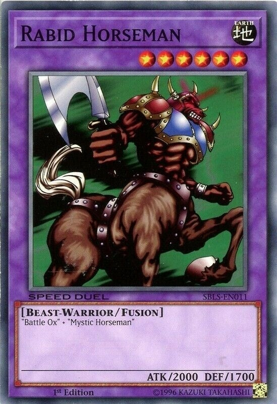Image for Rabid Horseman (Speed Duel: Arena of Lost Souls) (SBLS-EN011) - YuGiOh