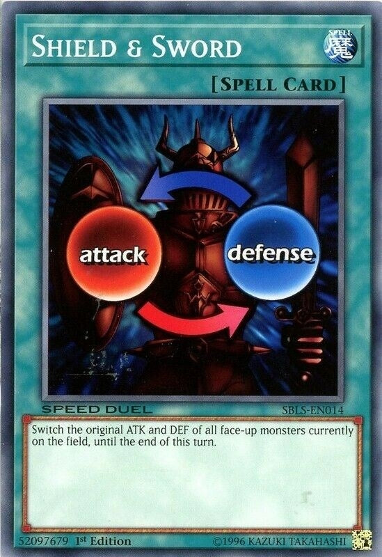 Image for Shield & Sword (Speed Duel: Arena of Lost Souls) (SBLS-EN014) - YuGiOh