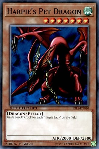Image for Harpie's Pet Dragon (Speed Duel: Arena of Lost Souls) (SBLS-EN020) - YuGiOh