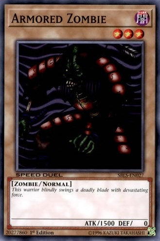 Image for Armored Zombie (Speed Duel: Arena of Lost Souls) (SBLS-EN027) - YuGiOh