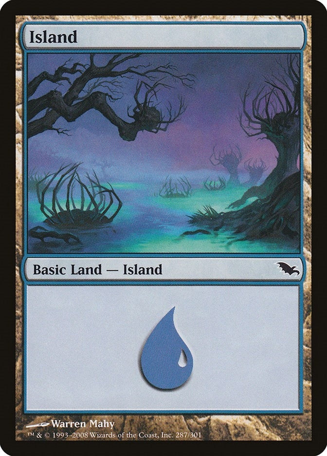 Image for Island (287) (Shadowmoor) (287) - Magic: The Gathering