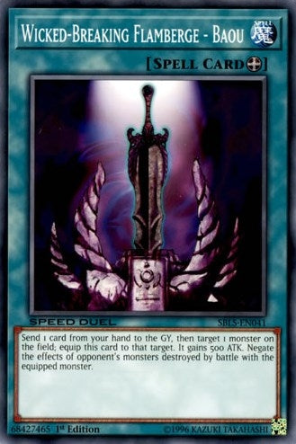 Image for Wicked-Breaking Flamberge - Baou (Speed Duel: Arena of Lost Souls) (SBLS-EN041) - YuGiOh