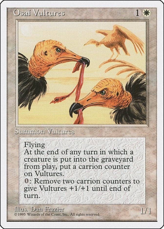 Image for Osai Vultures (Fourth Edition) - Magic: The Gathering