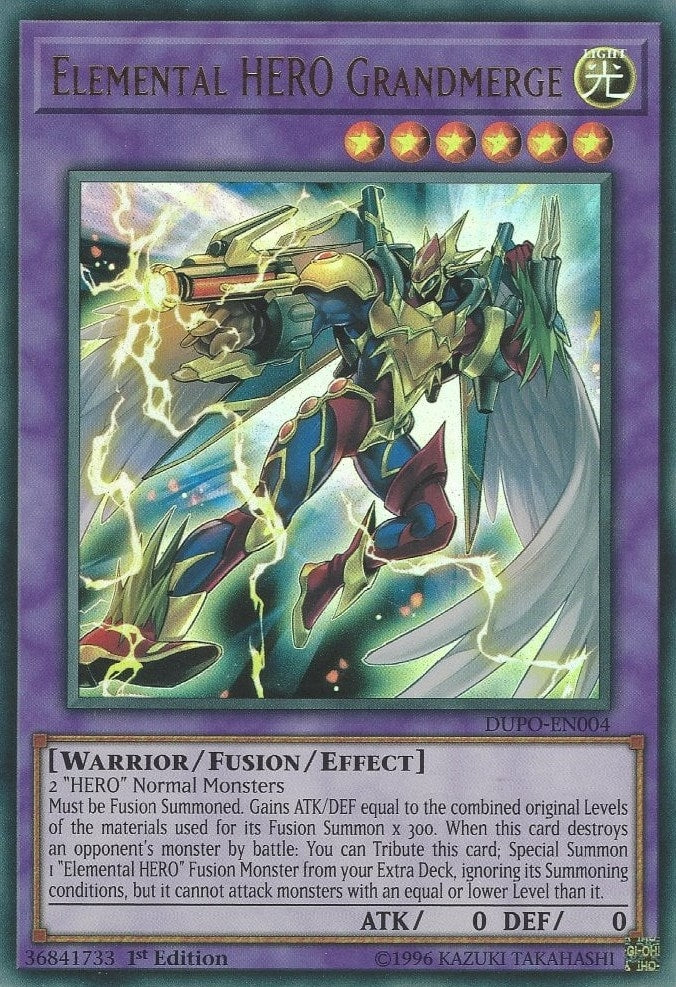 Image for Elemental HERO Grandmerge (Duel Power) (DUPO-EN004) - YuGiOh