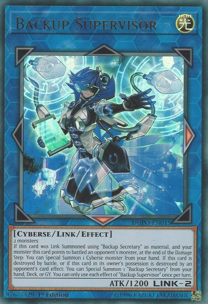 Image for Backup Supervisor (Duel Power) (DUPO-EN015) - YuGiOh