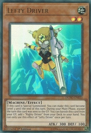 Image for Lefty Driver (Duel Power) (DUPO-EN033) - YuGiOh