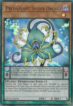 Image for Predaplant Spider Orchid (Duel Power) (DUPO-EN035) - YuGiOh
